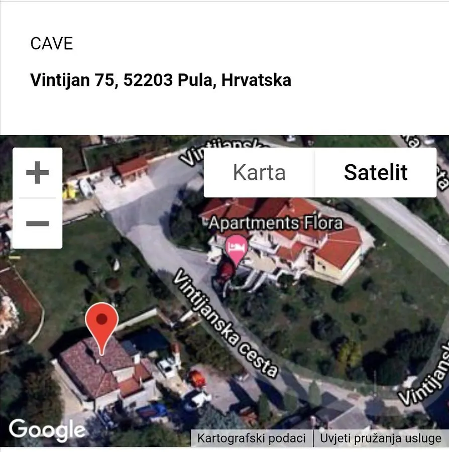 Ferienwohnung Cave With Free Parking Pula Apartment